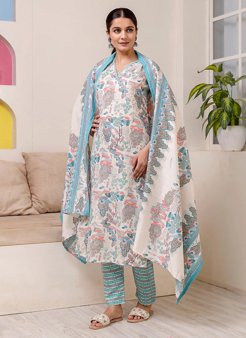 Cotton Salwar Suit - T2955