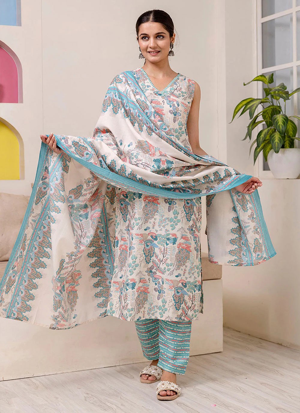 Cotton Salwar Suit - T2955