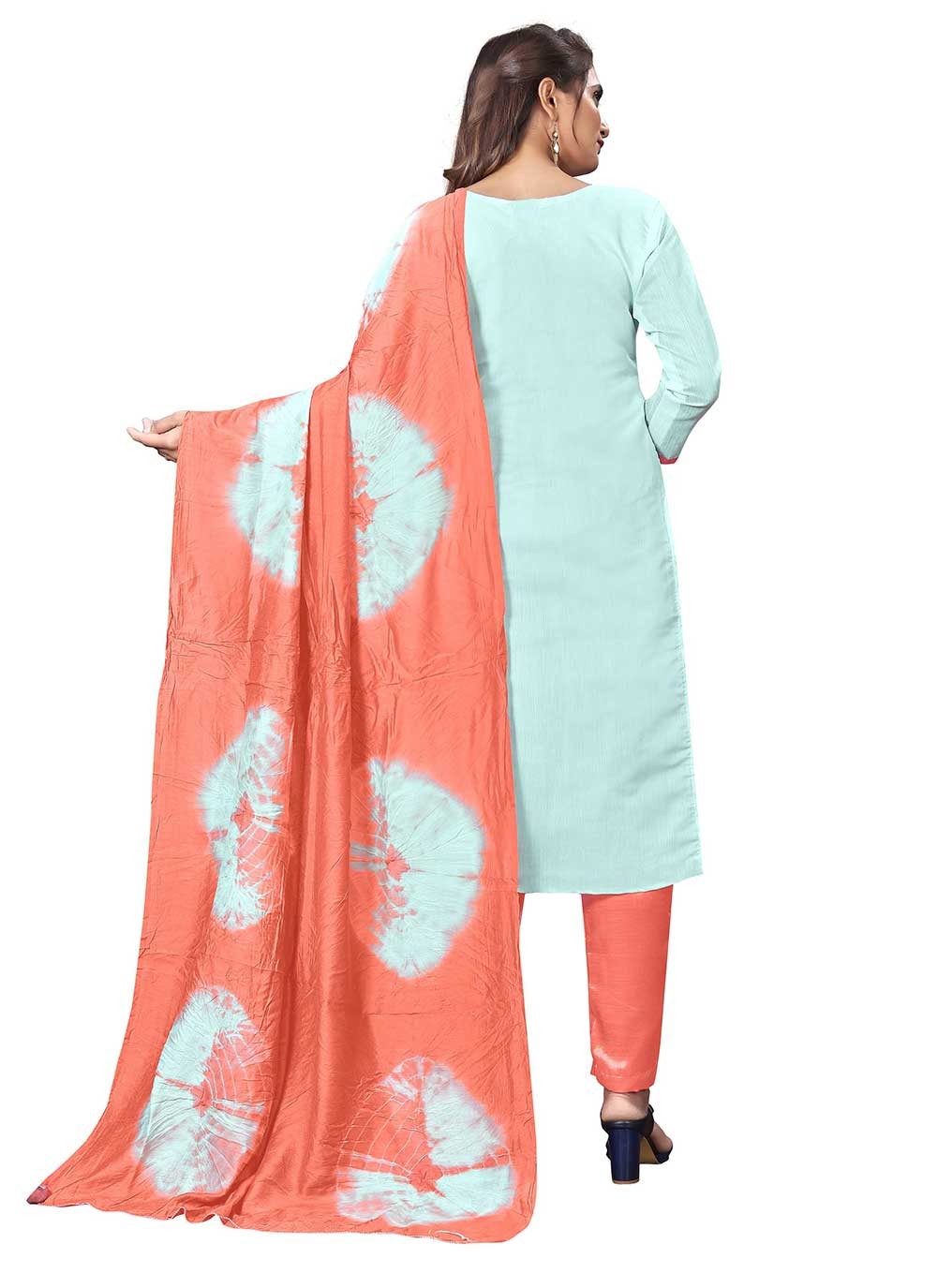 Silk Salwar Suit - T825