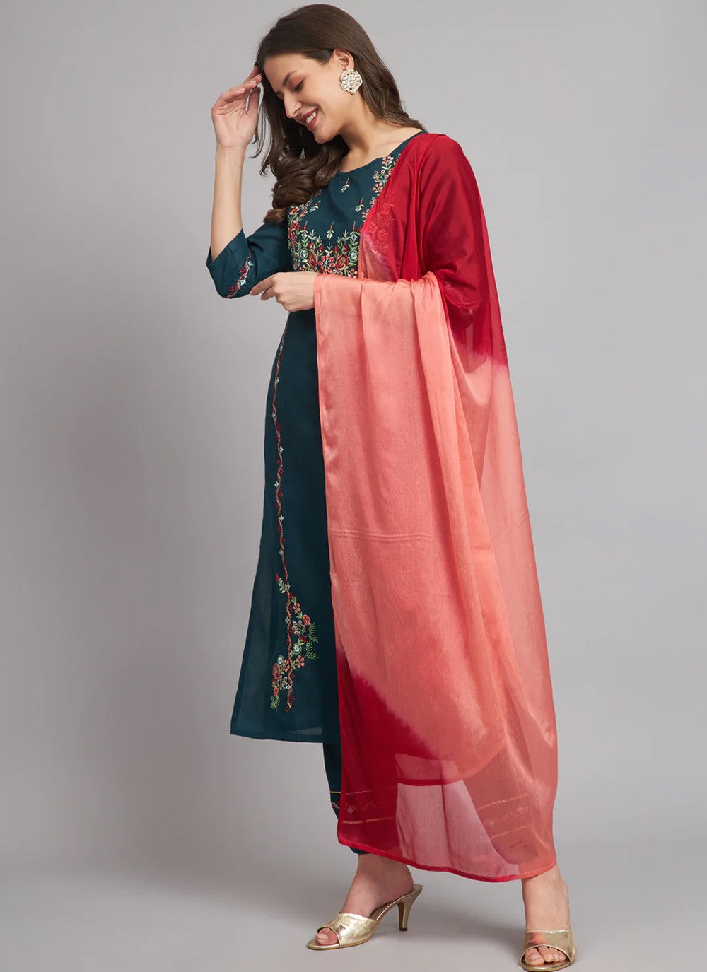 Blended Cotton Salwar Suit - T2014