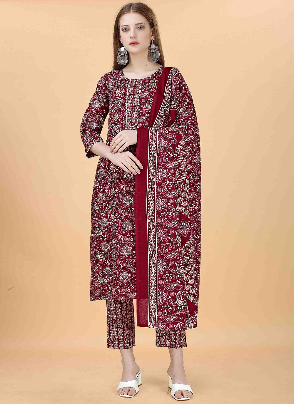 Blended Cotton Salwar Suit - T2109