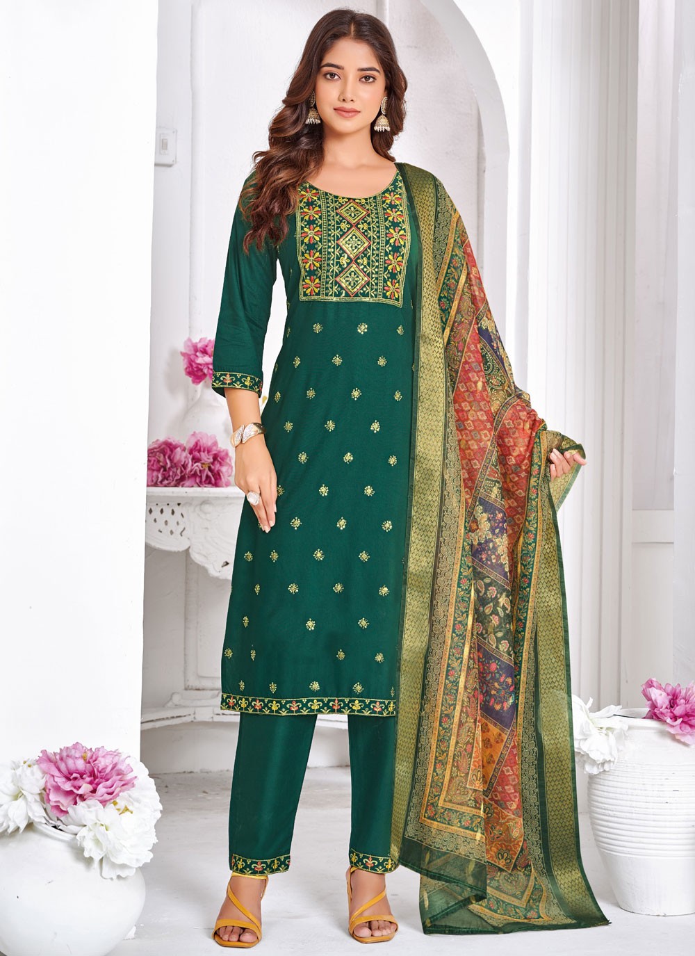 Rayon Salwar Suit - T3843