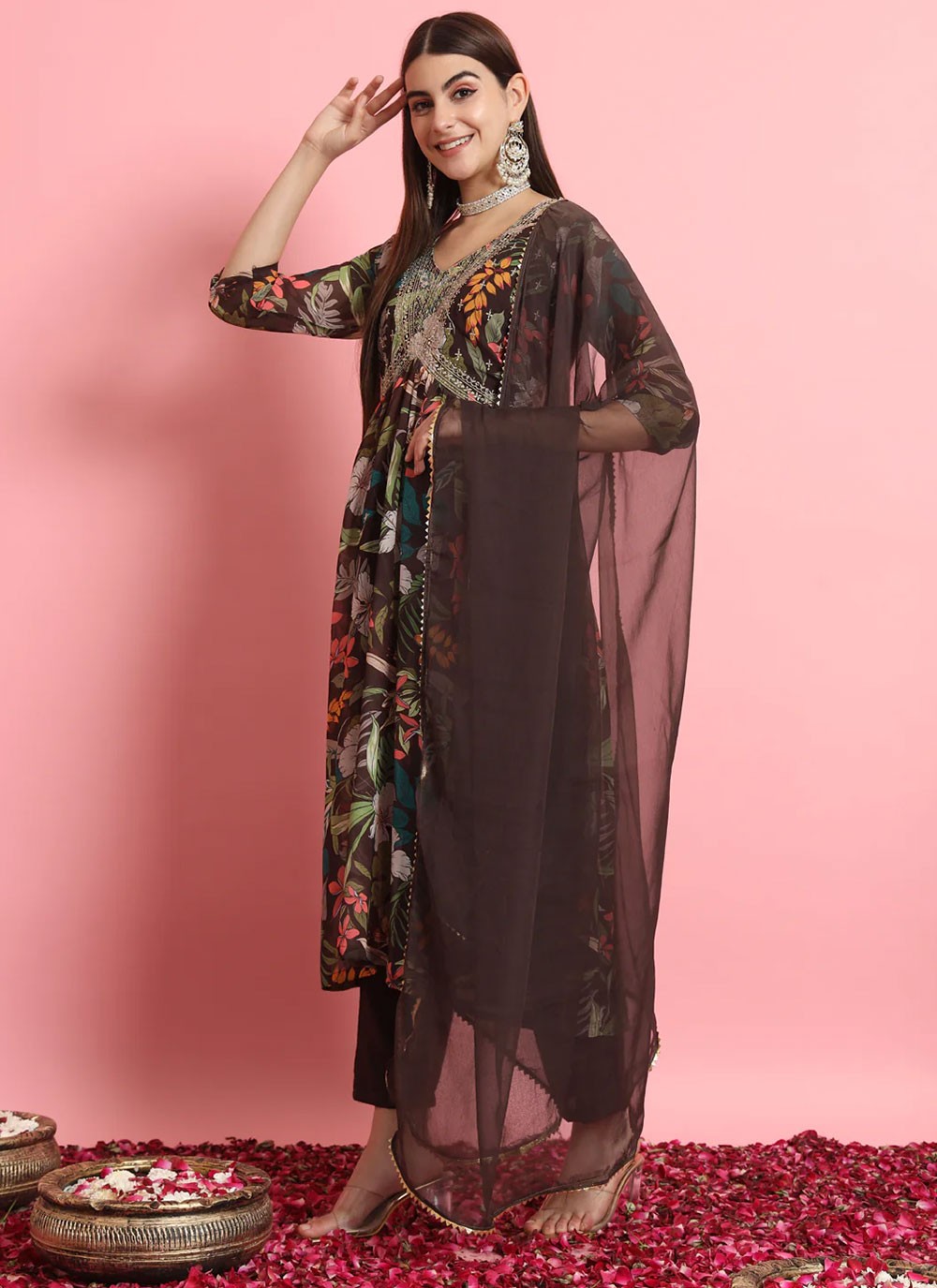 Georgette Salwar Suit - T1890