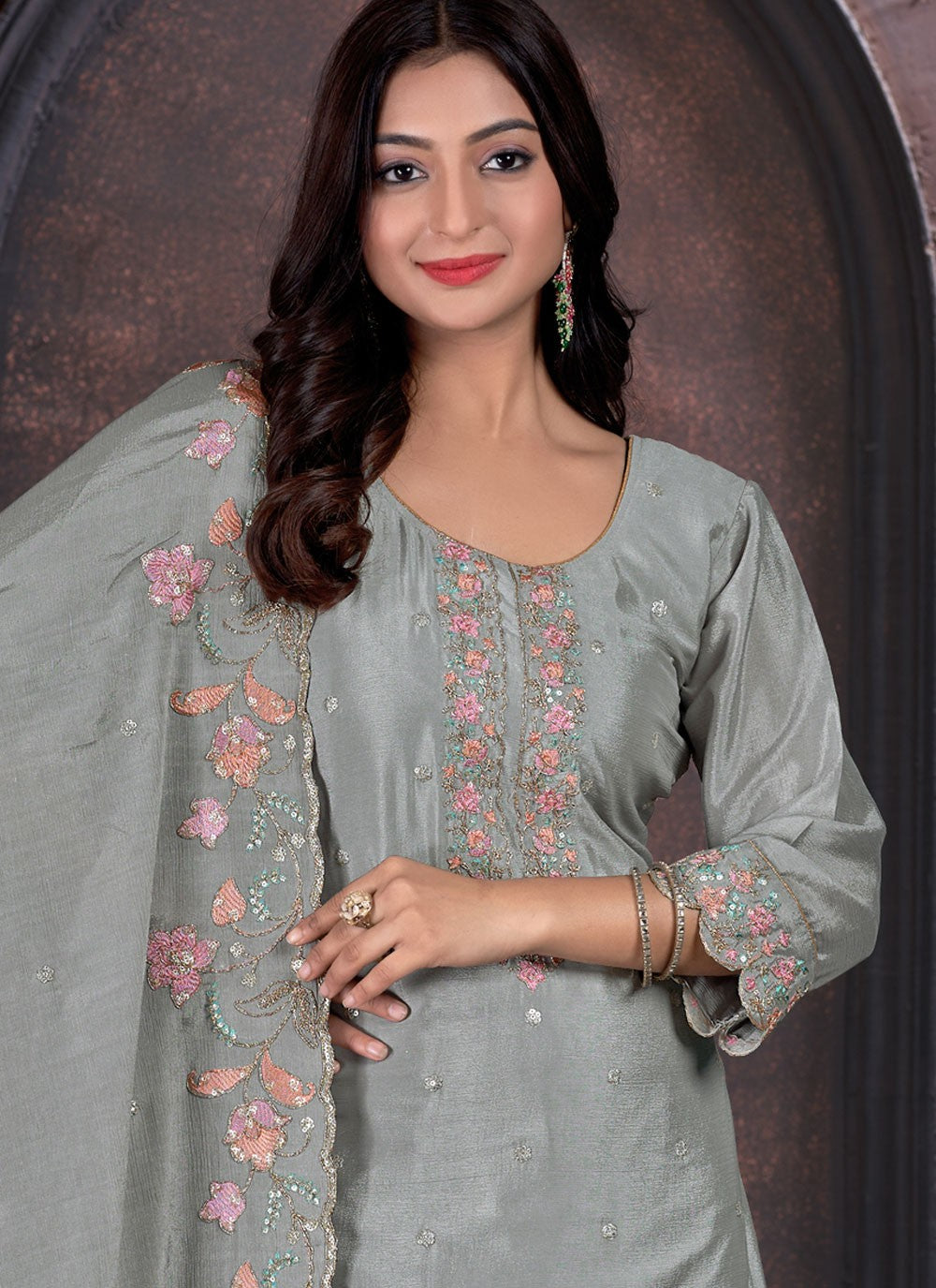 Chinon Salwar Suit - T2241