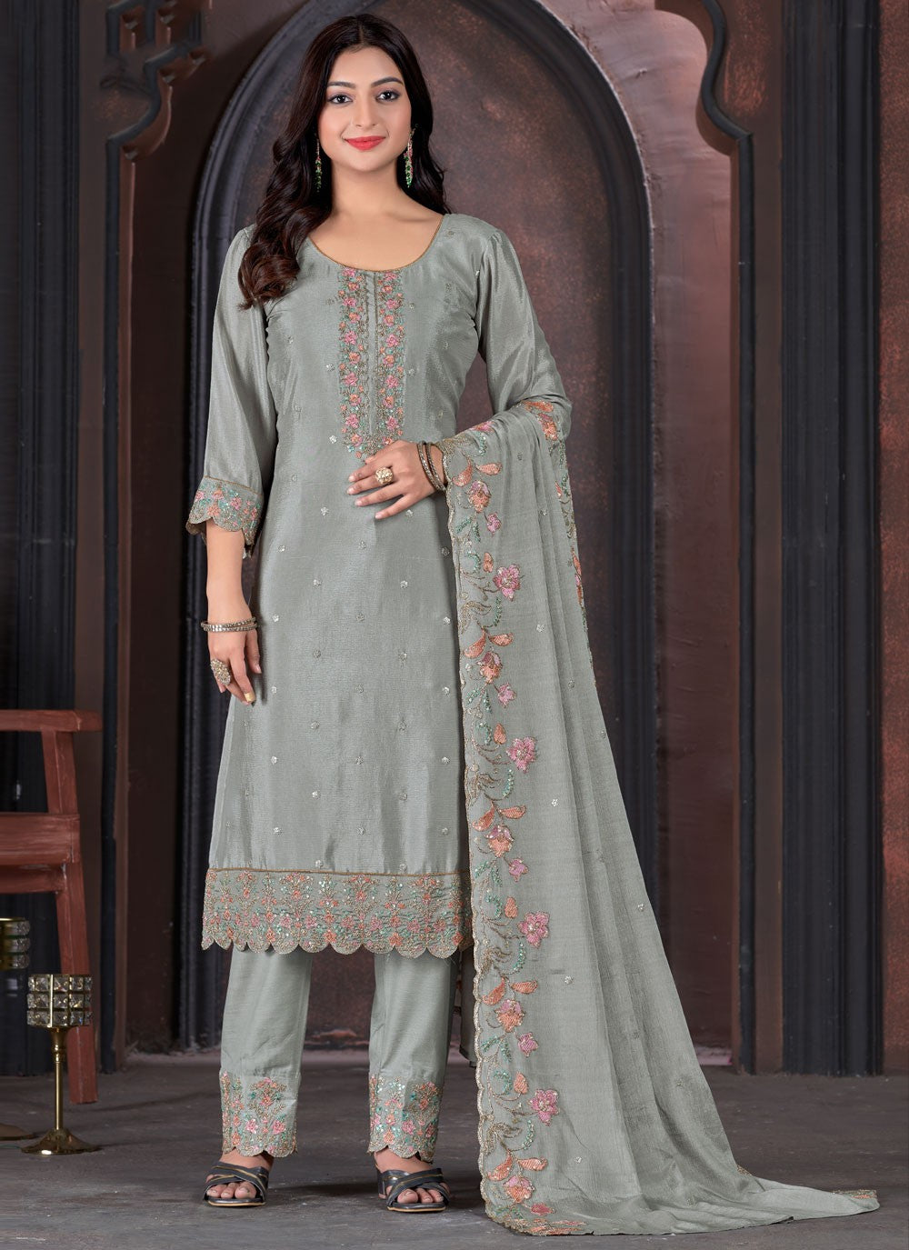 Chinon Salwar Suit - T2241