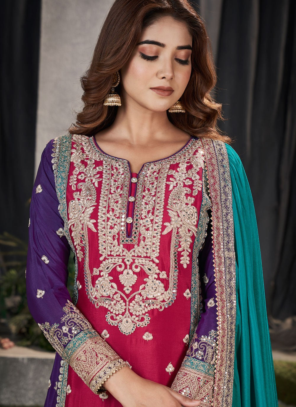 Chinon Salwar Suit - T1820