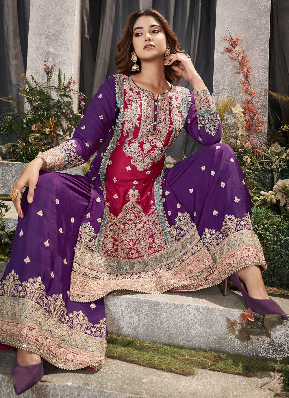 Chinon Salwar Suit - T1820