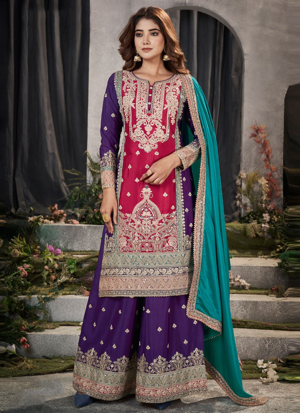 Chinon Salwar Suit - T1820