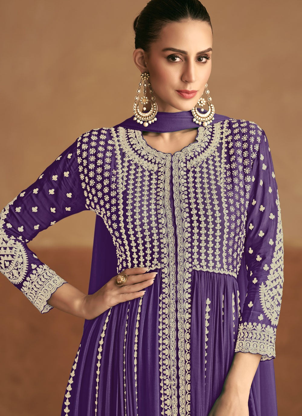 Chinon Salwar Suit - T3786