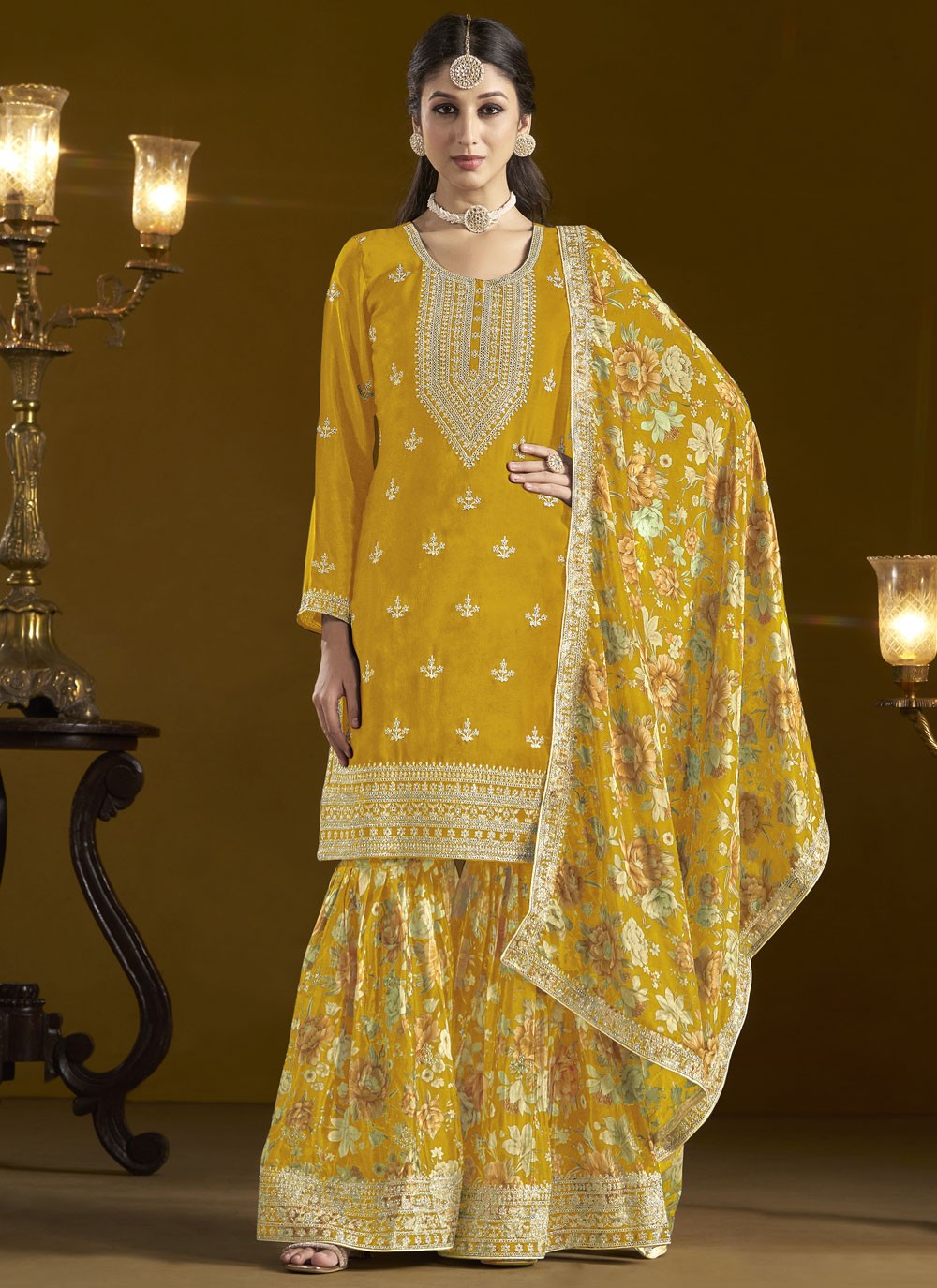 Chinon Salwar Suit - T3810