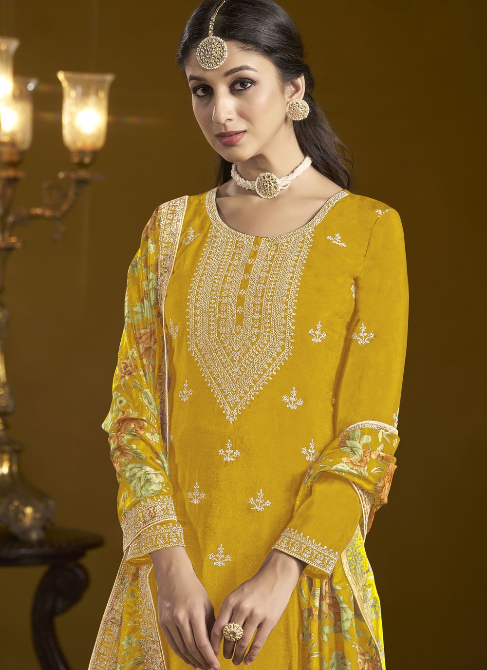 Chinon Salwar Suit - T3810