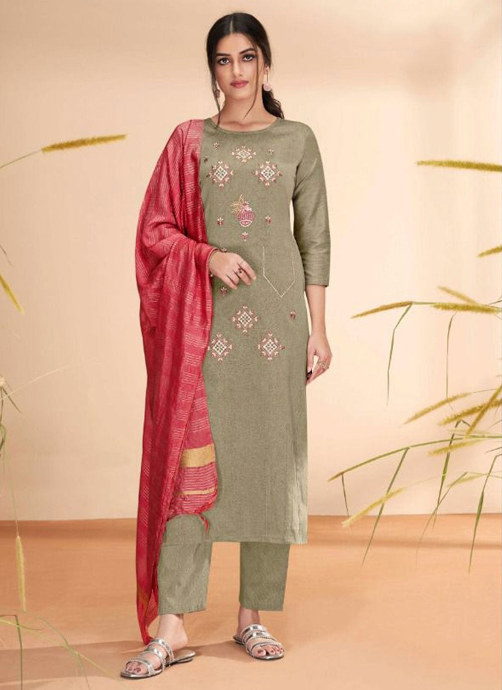 Cotton Salwar Suit - T648