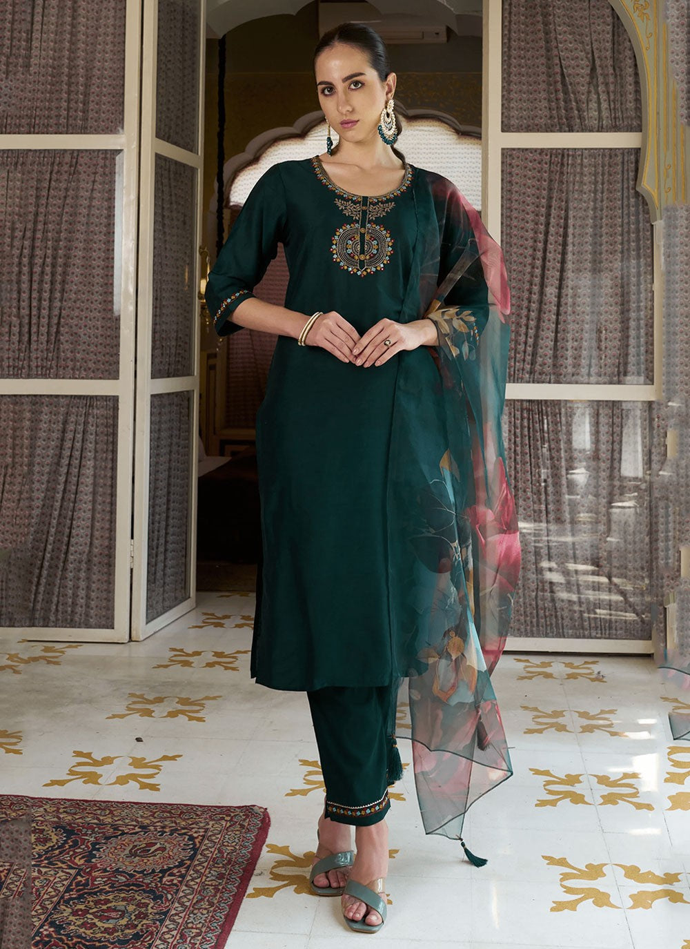 Cotton Silk Salwar Suit - T2896