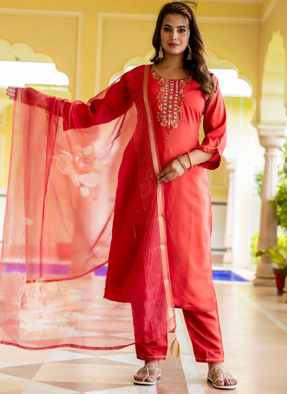 Viscose Salwar Suit - T3875