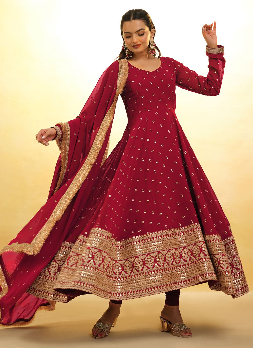 Georgette Salwar Suit - T2674