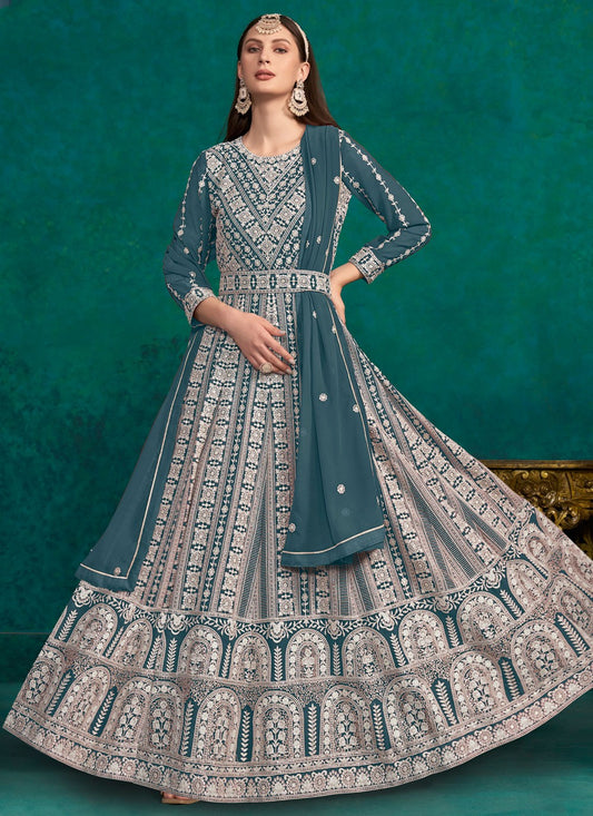 Faux Georgette Salwar Suit - T2766