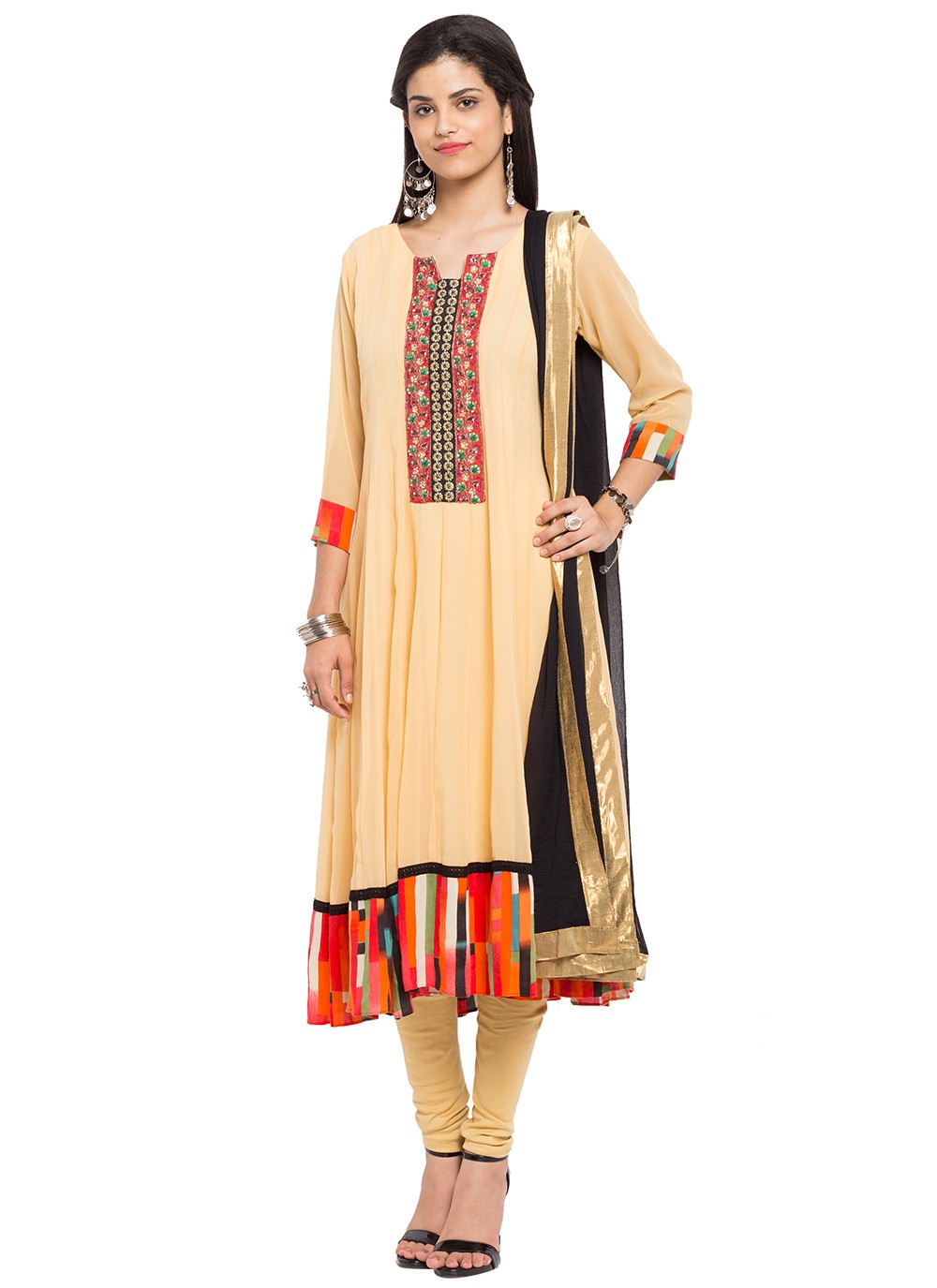 Faux Georgette Salwar Suit - T237