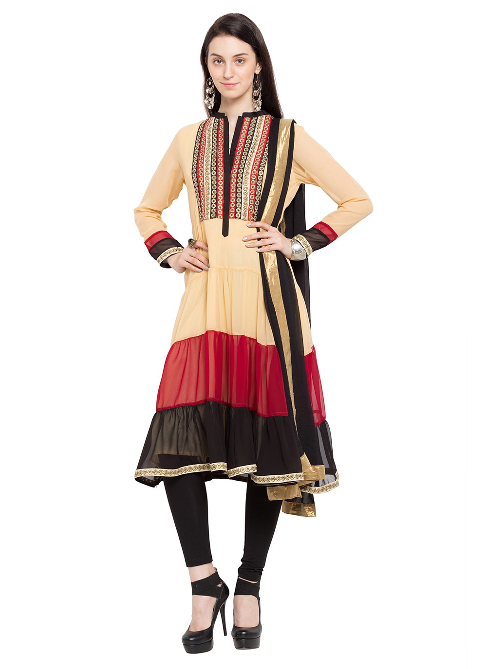 Faux Georgette Salwar Suit - T237