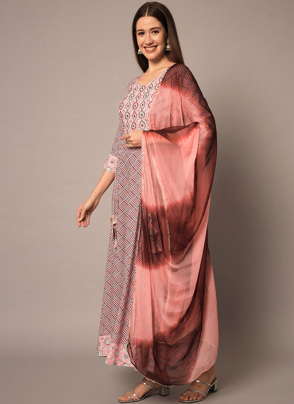 Rayon Anarkali - T1663