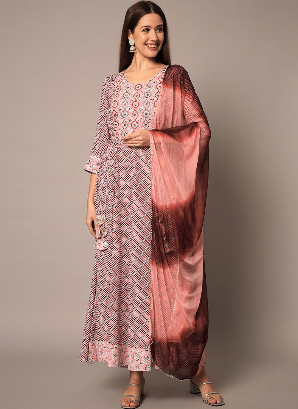 Rayon Anarkali - T1663