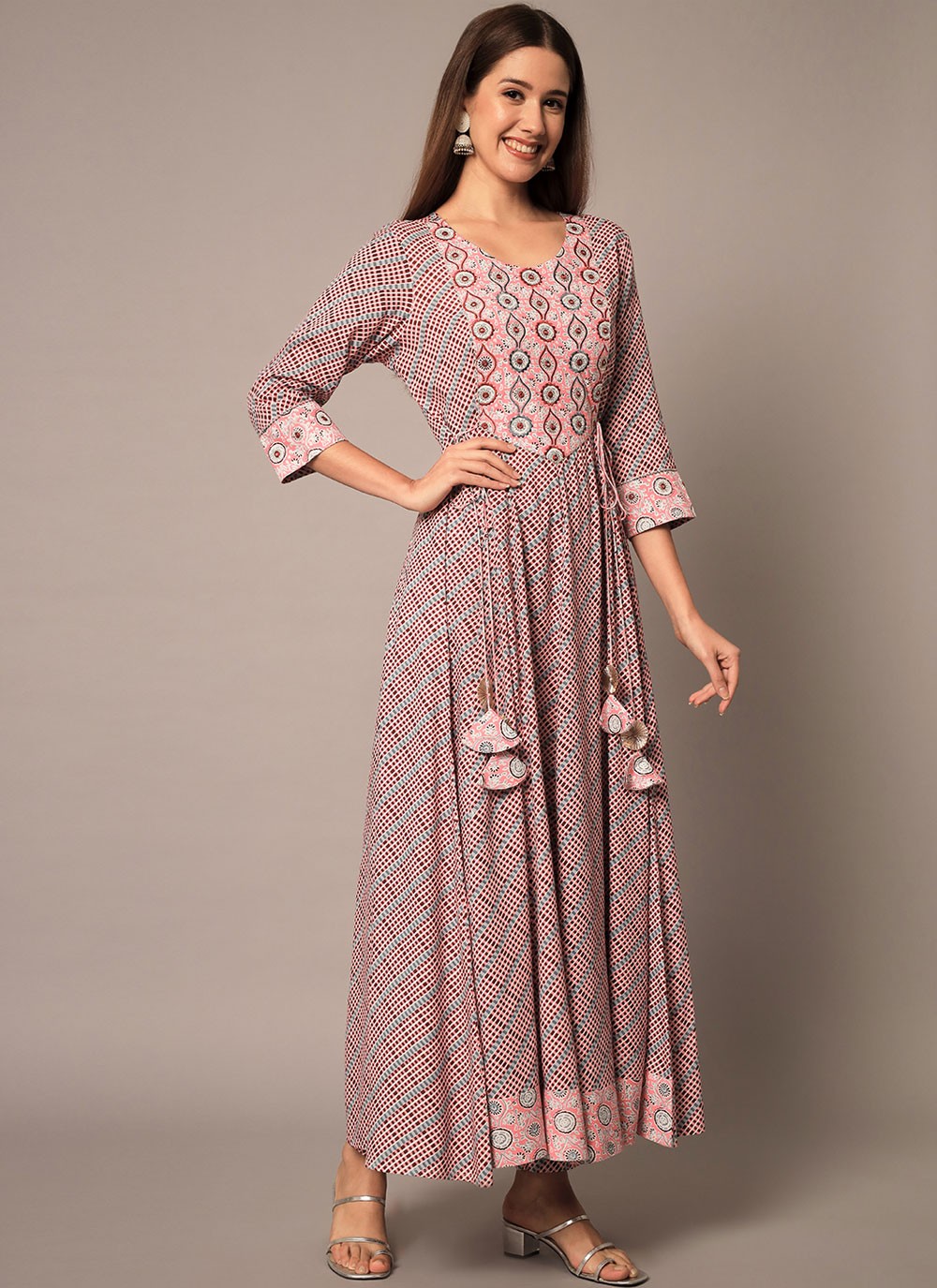 Rayon Anarkali - T1663