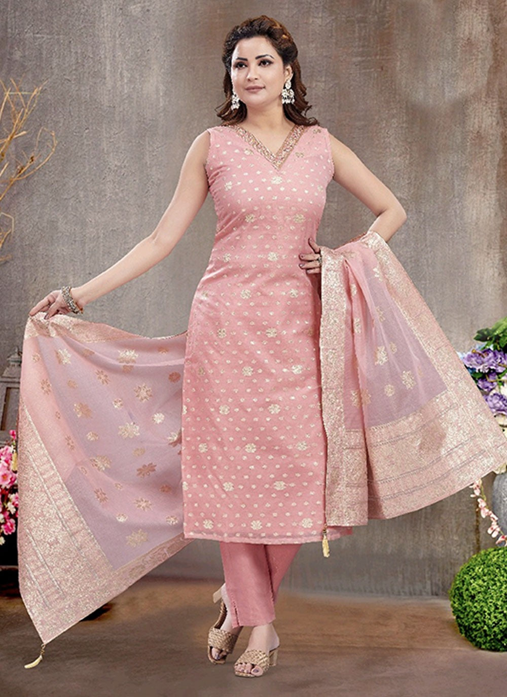 Georgette Salwar Suit - T2925