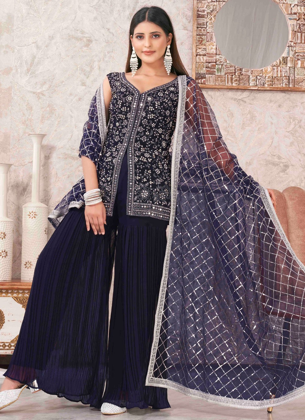 Georgette Salwar Suit - T2556