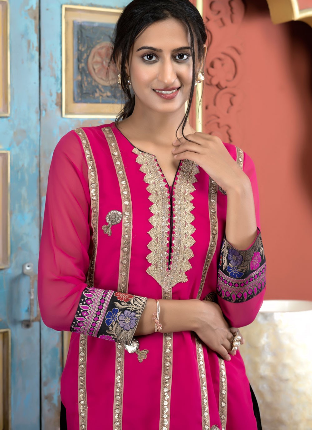 Georgette Salwar Suit - T3260