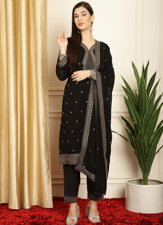 Embroidered Georgette Salwar Suit - T4645