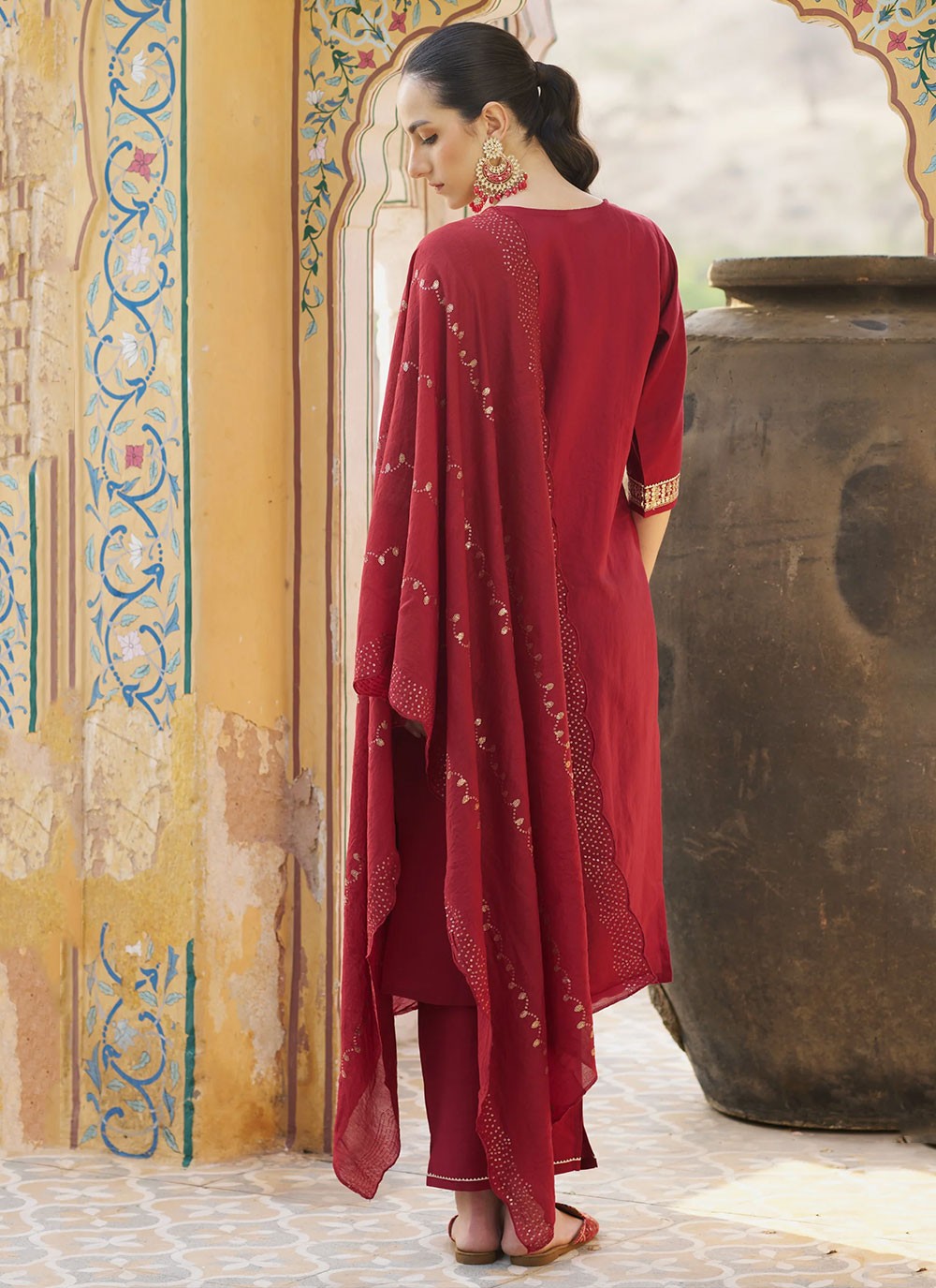 Silk Blend Salwar Suit - T2802