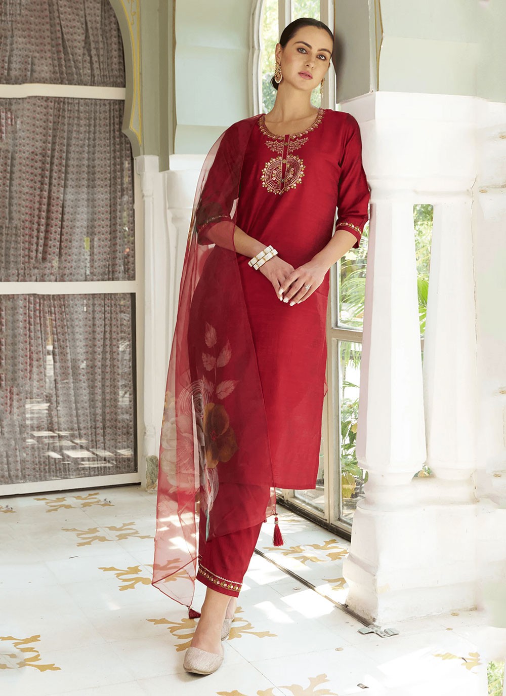 Cotton Silk Salwar Suit - T2896