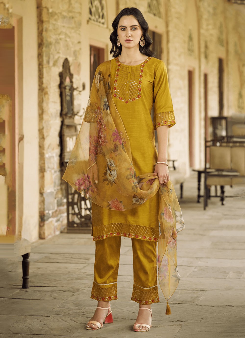 Cotton Silk Salwar Suit - T2896