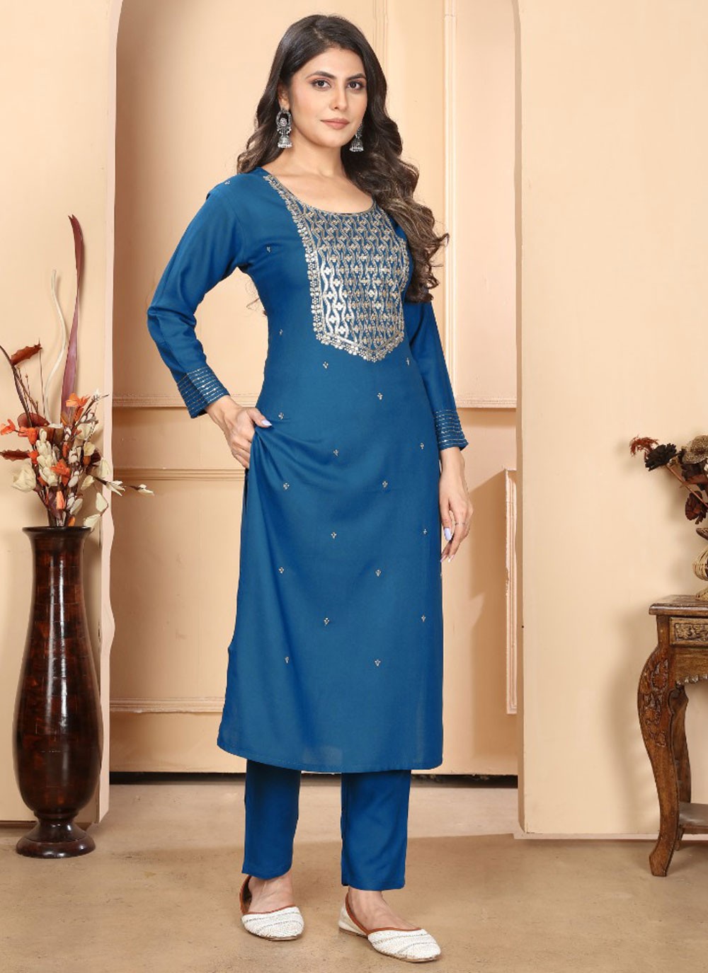 Rayon Salwar Suit - T2683