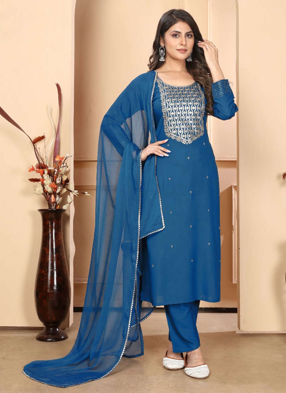 Rayon Salwar Suit - T2683