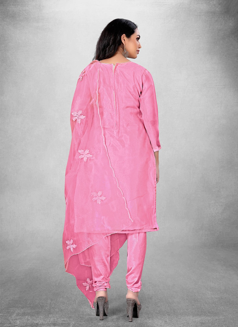 Organza Churidar Suit - T1822