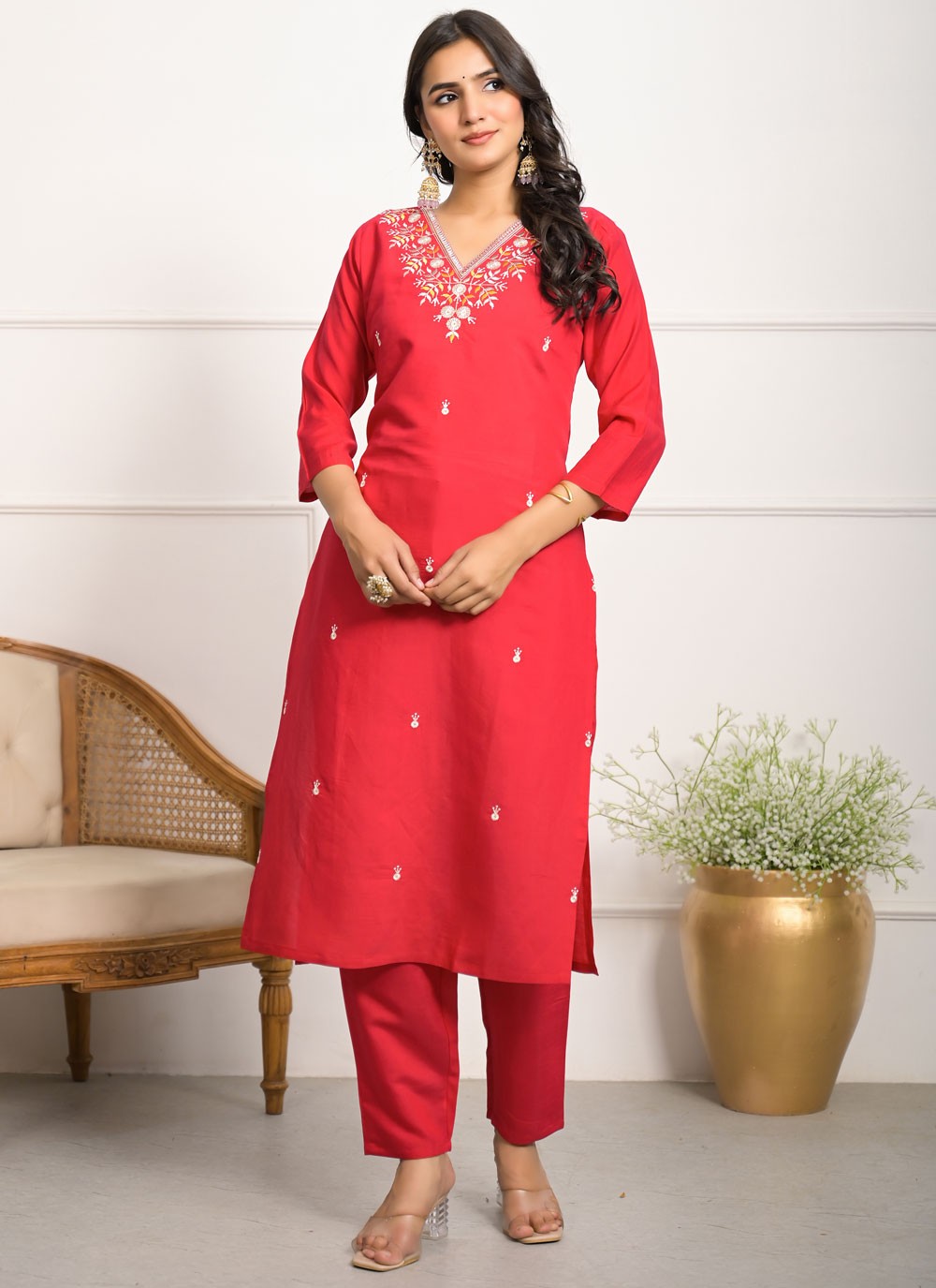 Viscose Salwar Suit - T4095