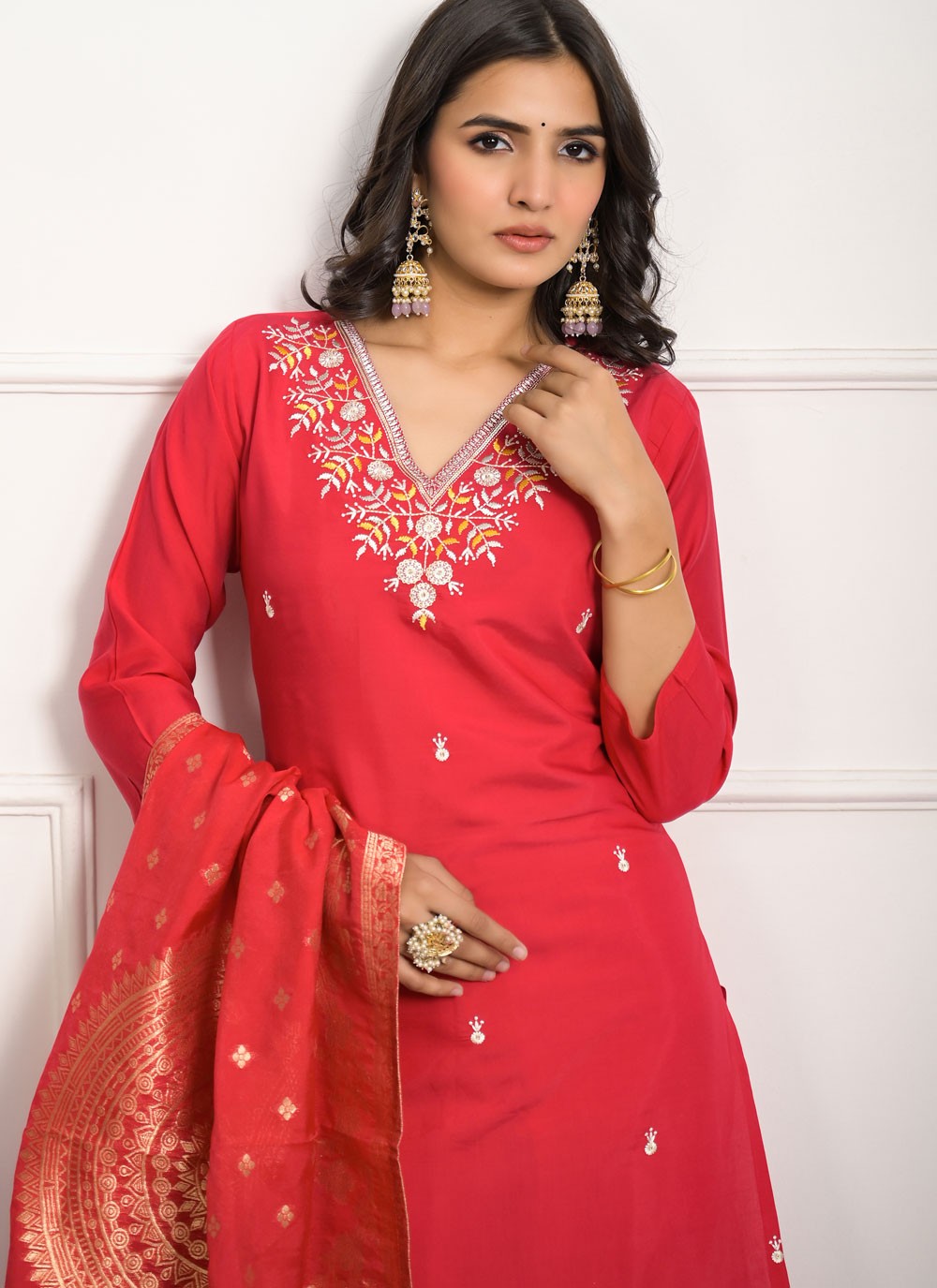 Viscose Salwar Suit - T4095