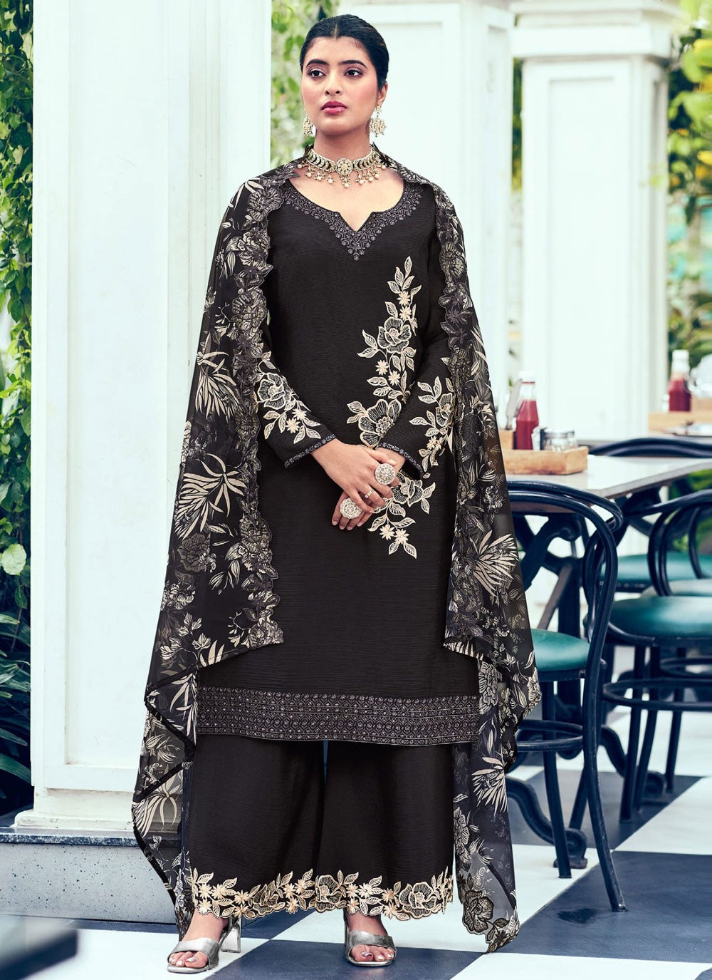 Chinon Salwar Suit - T2833