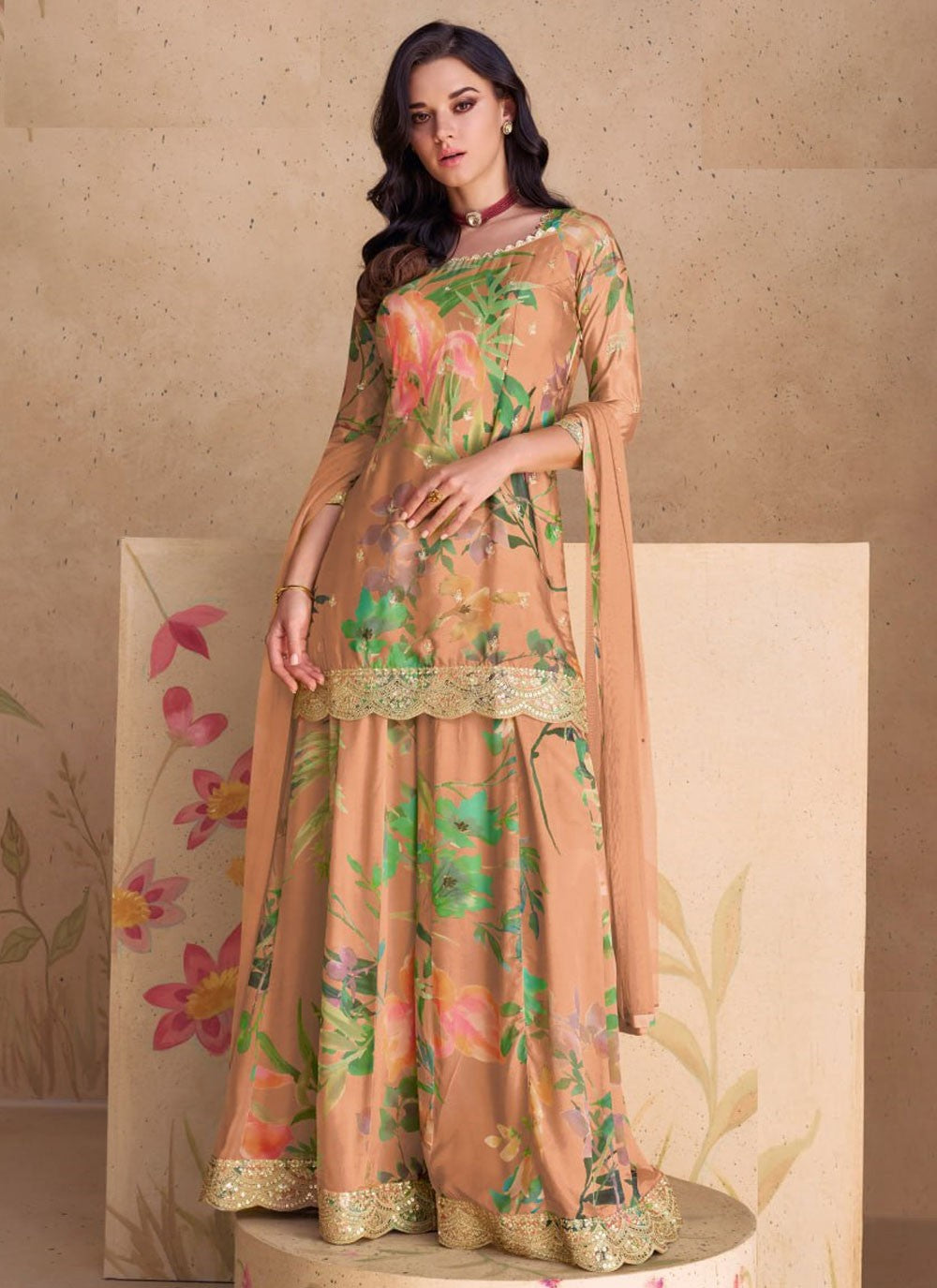 Chinon Salwar Suit - T3325