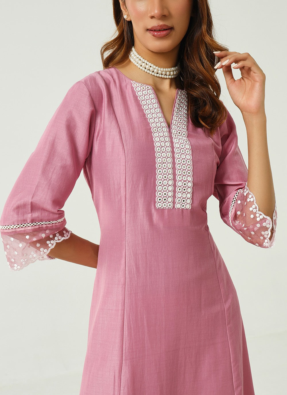 Silk Blend Palazzo Suit - T3258