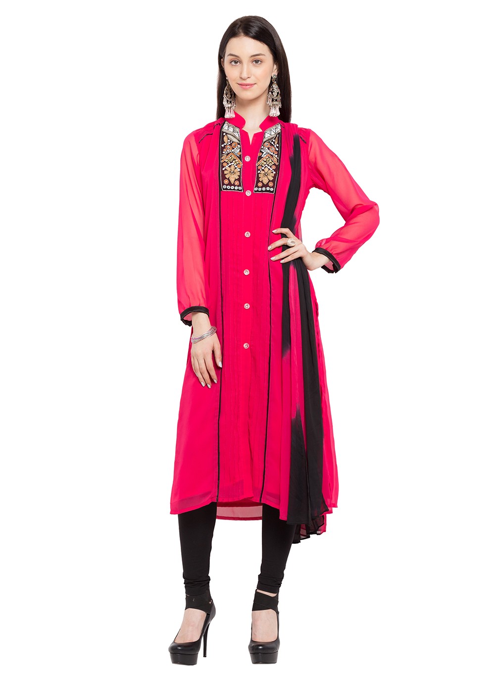 Faux Georgette Salwar Suit - T237