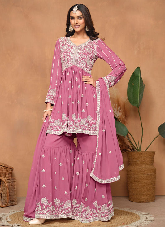 Faux Georgette Salwar Suit - T3209