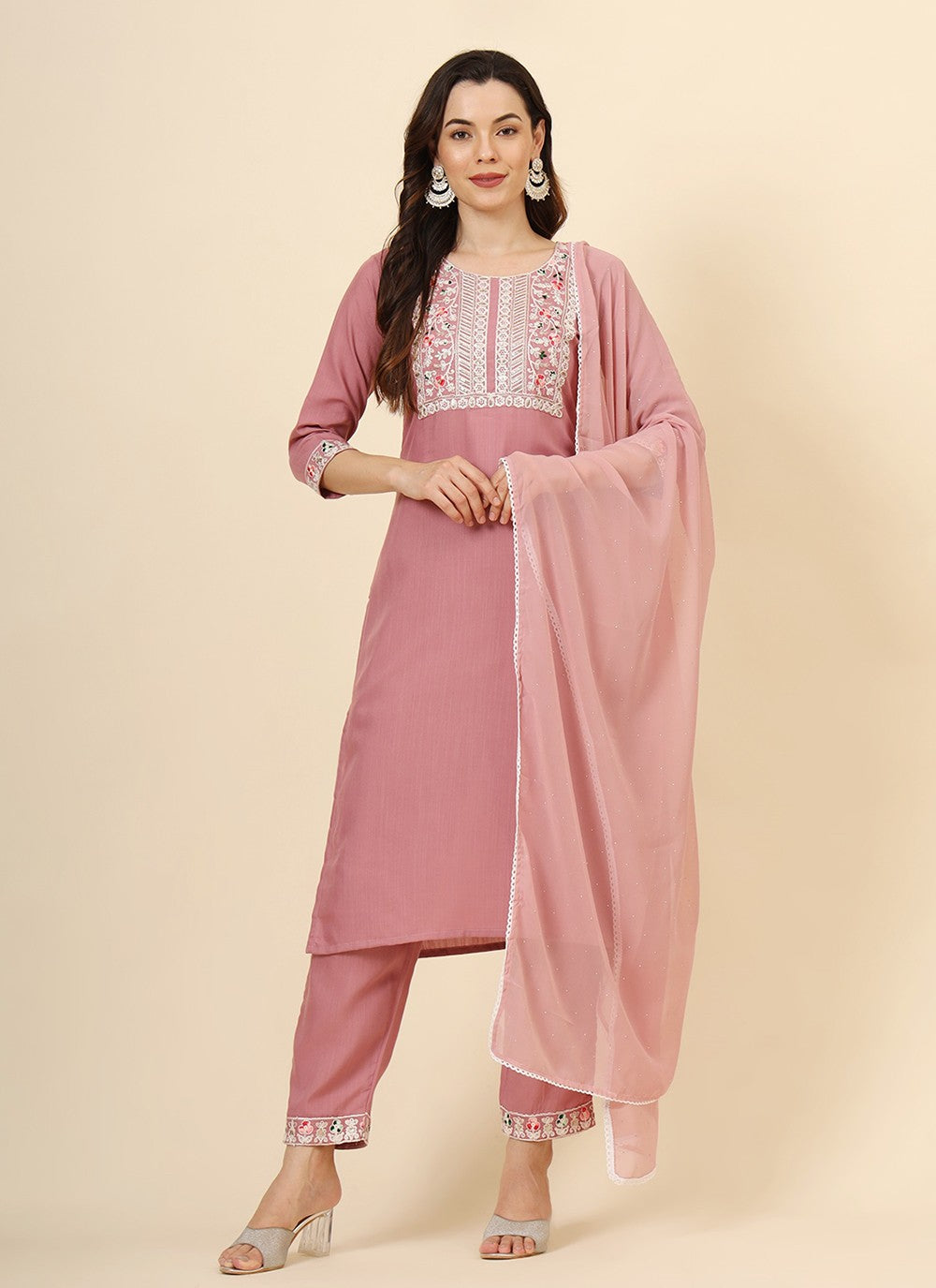 Cotton Pant Style Suit - T3375