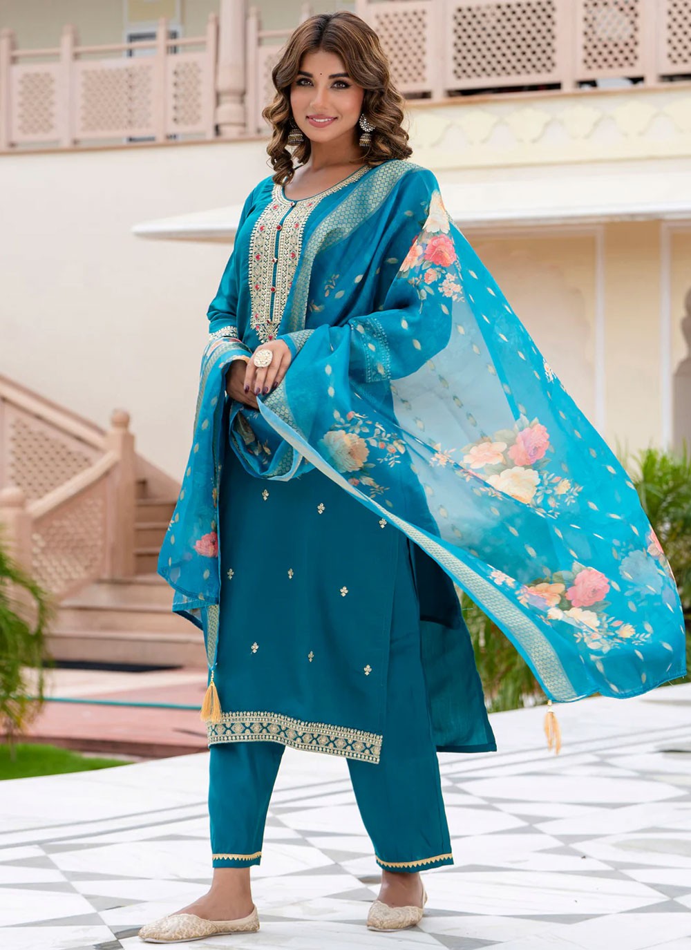 Rayon, Viscose Salwar Suit - T3959