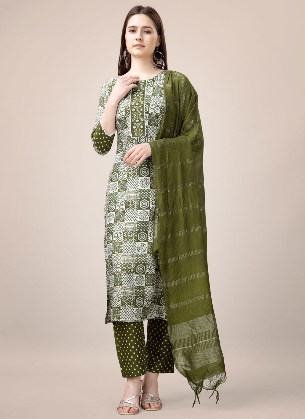 Rayon Salwar Suit - T2756