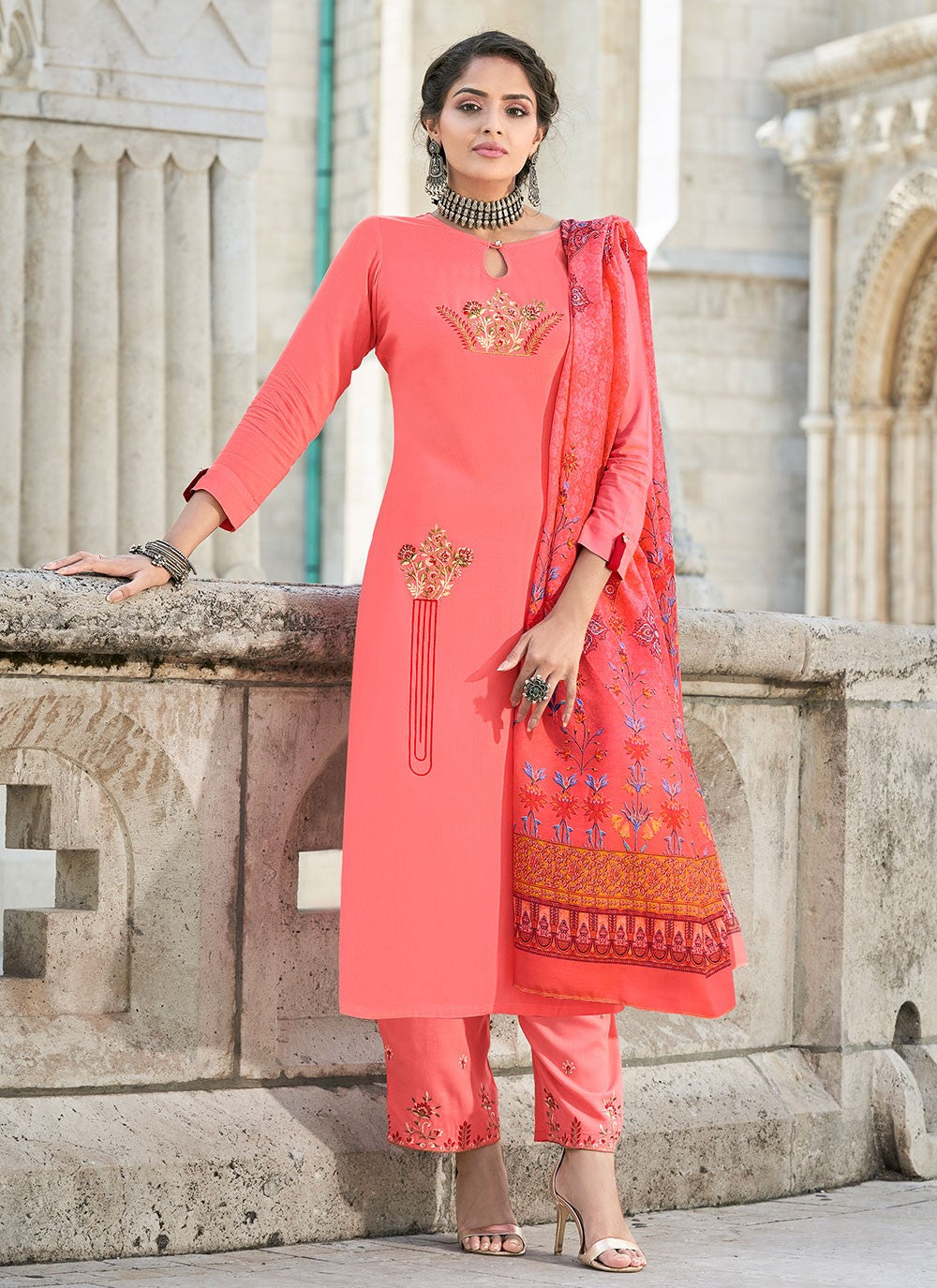 Rayon Salwar Suit - T833