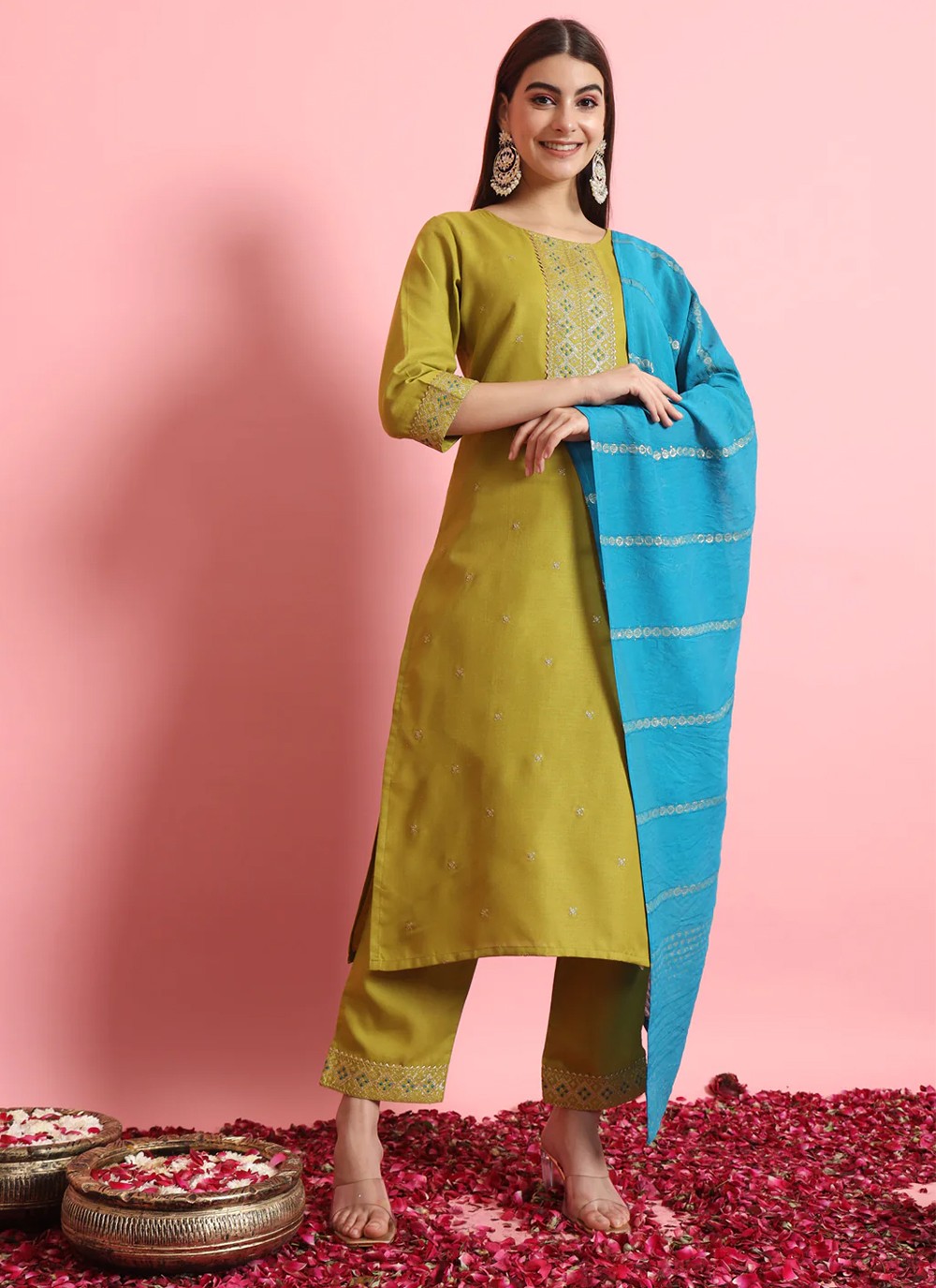 Blended Cotton Salwar Suit - T2016