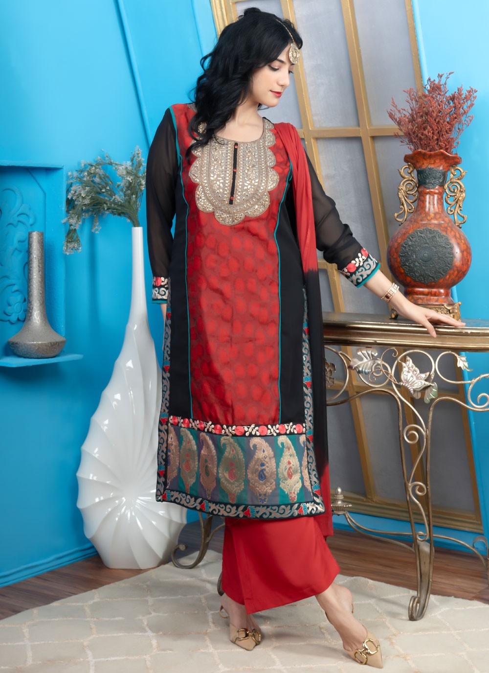 Georgette Salwar Suit - T3918