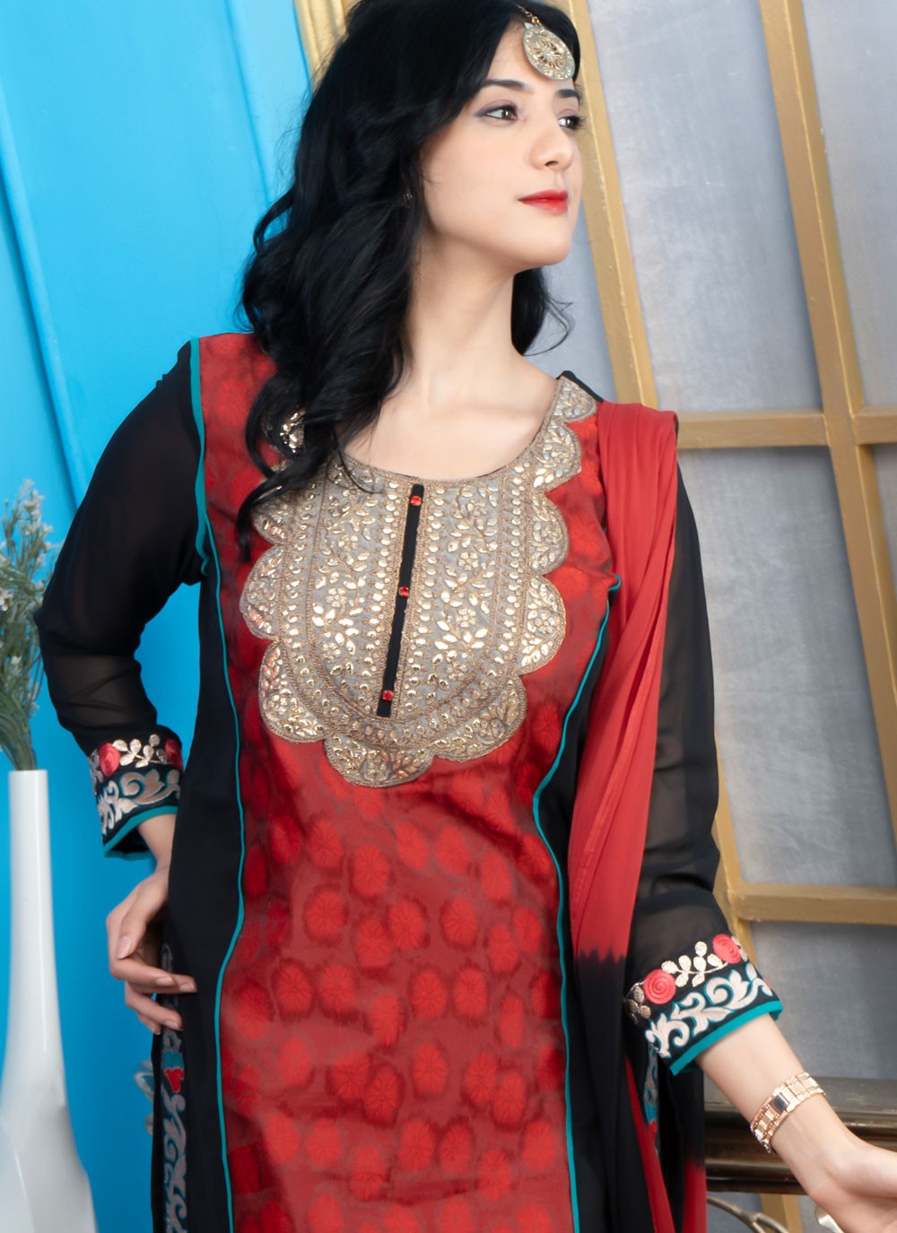 Georgette Salwar Suit - T3918