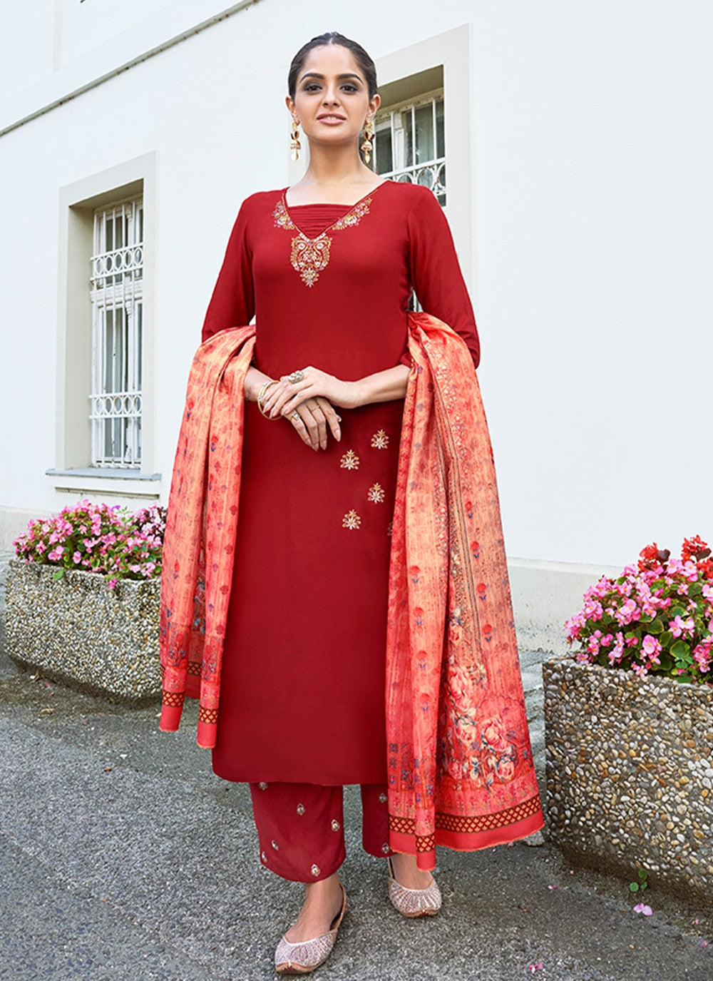 Rayon Salwar Suit - T959